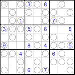 Судоку “Чет-нечет” 9х9 #216 очень трудный