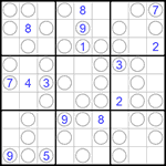 Судоку “Чет-нечет” 9х9 #217 очень трудный