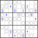 Судоку “Чет-нечет” 9х9 #219 очень трудный