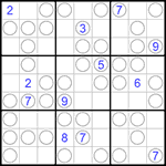 Судоку “Чет-нечет” 9х9 #220 очень трудный