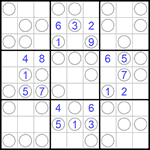 Судоку “Чет-нечет” 9х9 #221 очень трудный