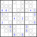 Судоку “Чет-нечет” 9х9 #224 очень трудный