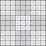 Судоку-микадо #10 очень трудный