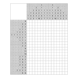 Японский кроссворд #677 “Водолаз”