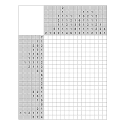 Японский кроссворд #695 “Цветок”