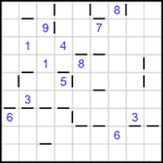 “Соседи” 9х9 #211 очень трудный