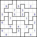Судоку-пазл 9х9 #256 очень трудный