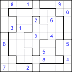 Судоку-пазл 9х9 #266 очень трудный