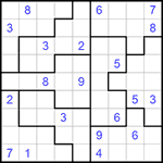 Судоку-пазл 9х9 #275 очень трудный