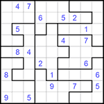Судоку-пазл 9х9 #278 очень трудный