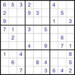 Судоку 9х9 #1166 легкий