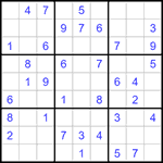 Судоку 9х9 #1171 легкий