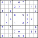 Судоку 9х9 #1173 легкий