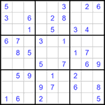 Судоку 9х9 #1174 легкий