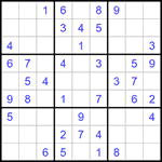 Судоку 9х9 #1178 легкий
