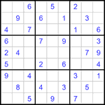 Судоку 9х9 #1179 легкий