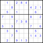 Судоку 9х9 #1182 легкий