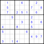 Судоку 9х9 #1134 средний