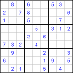 Судоку 9х9 #1137 средний