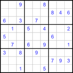 Судоку 9х9 #1138 средний