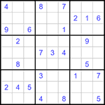 Судоку 9х9 #1146 средний