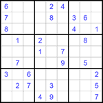 Судоку 9х9 #1150 средний