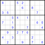Судоку 9х9 #1163 средний