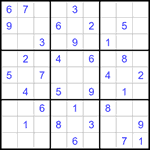 Судоку 9х9 #1168 средний