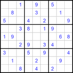 Судоку 9х9 #1169 средний