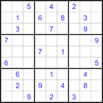 Судоку 9х9 #1137 очень трудный