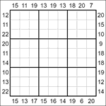Судоку-рама 9х9 #141
