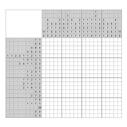 Японский кроссворд #732 “Поездка”