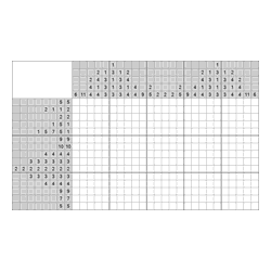 Японский кроссворд #755 “Очки”