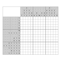 Японский кроссворд #770 “Дождь”