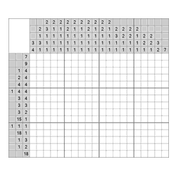 Японский кроссворд #775 “Степлер”