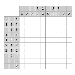 Японский кроссворд #885 “Цветок”