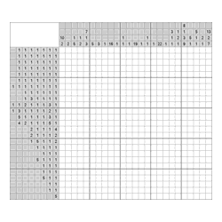 Японский кроссворд #857 “Ксилофон”