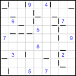 “Соседи” 9х9 #248 трудный