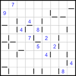 “Соседи” 9х9 #237 очень трудный