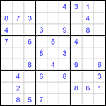 Судоку 9х9 #1201 легкий