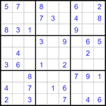 Судоку 9х9 #1204 легкий