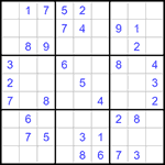 Судоку 9х9 #1208 легкий