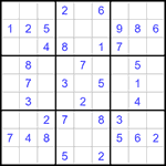 Судоку 9х9 #1209 легкий