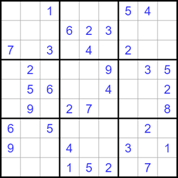 Судоку 9х9 #1210 легкий