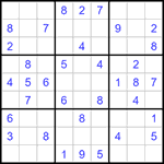 Судоку 9х9 #1212 легкий