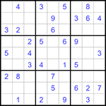 Судоку 9х9 #1214 легкий