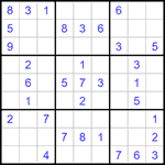 Судоку 9х9 #1217 легкий