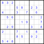 Судоку 9х9 #1218 легкий
