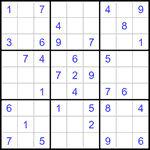 Судоку 9х9 #1226 легкий