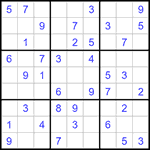 Судоку 9х9 #1228 легкий